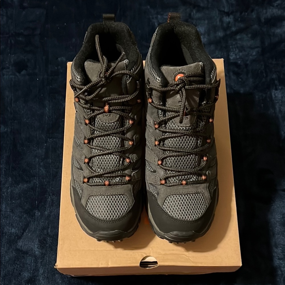 Merrell Moab 2 Mid Hiking Boots - Waterproof - Dark Gray / Granite